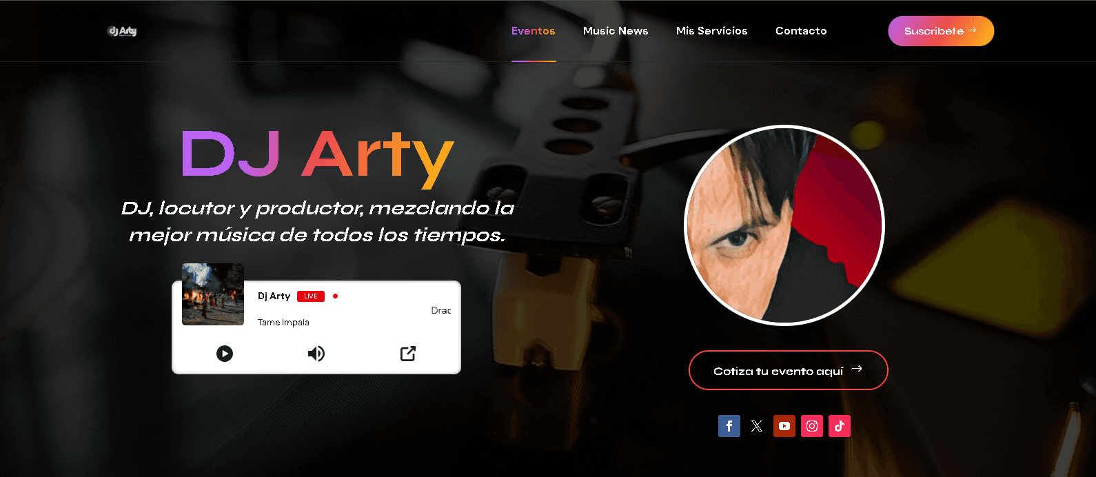 Djarty Creative Portfolio Website