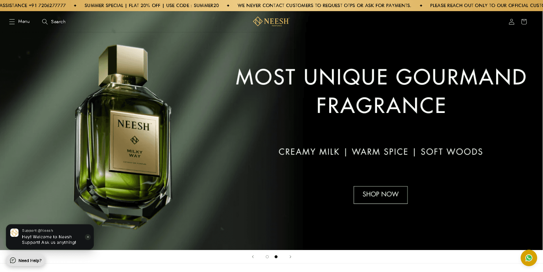 Neesh Perfumes Luxury Fragrance Store