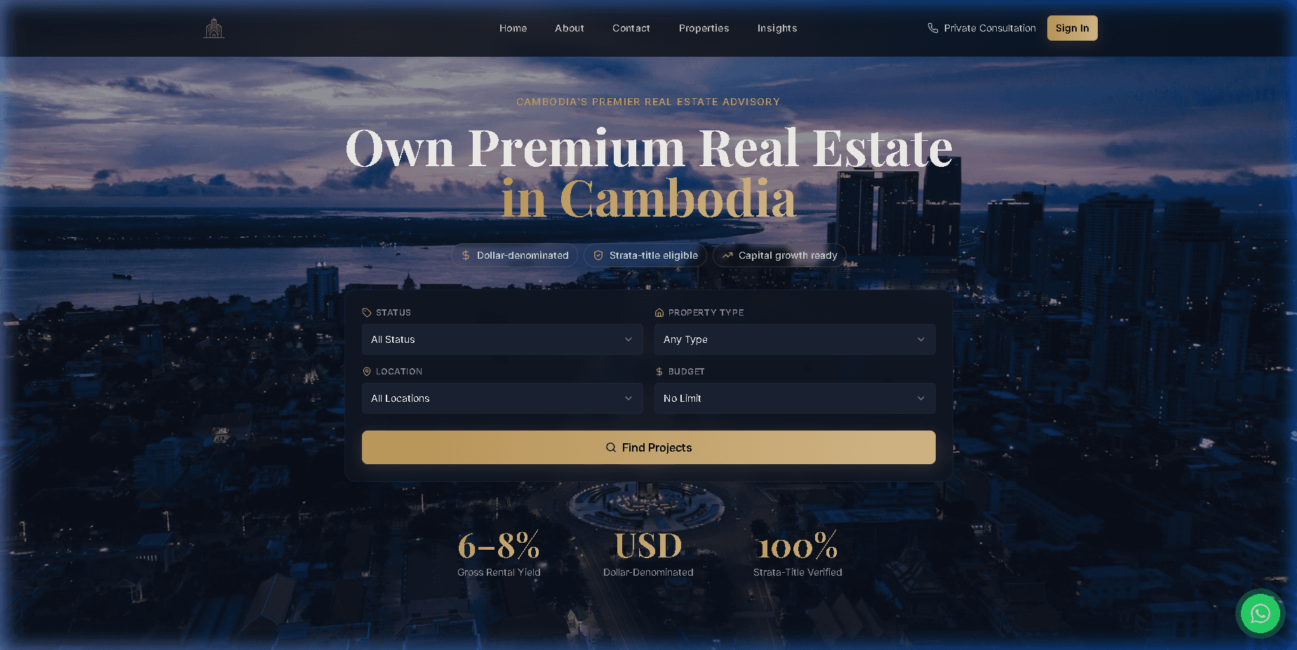 Property Hub Cambodia Real Estate Platform