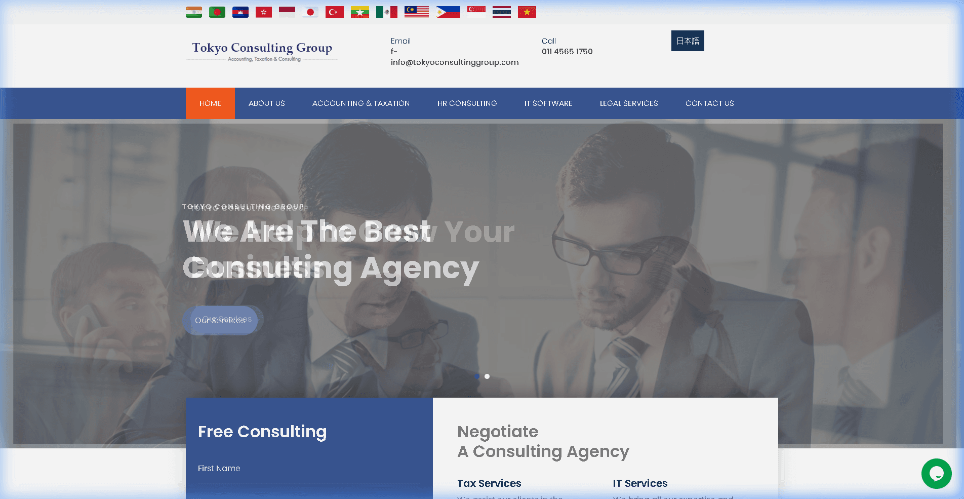 Tokyo Consulting Group Corporate Website