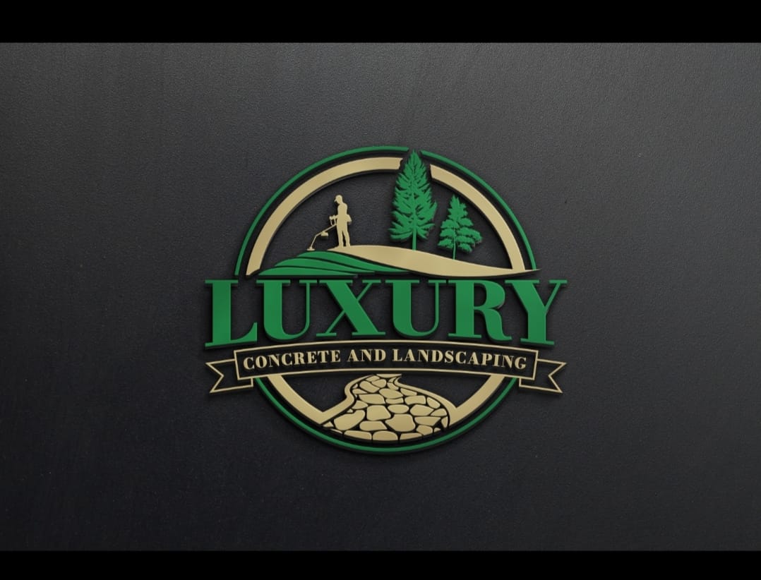 Luxury Concrete and Landscaping Logo